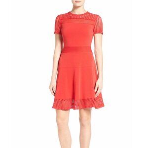 Michael Kors Red Mesh Dress